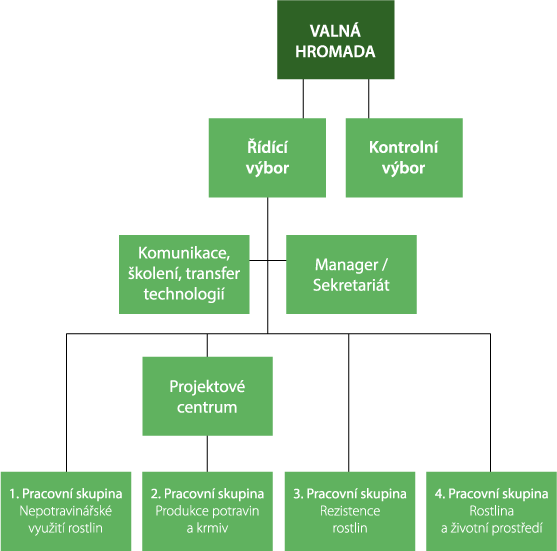 ČTPRB organizační struktura